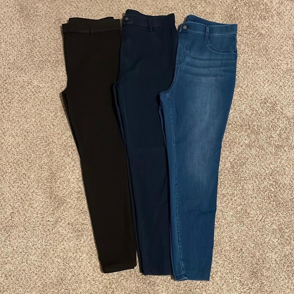BUNDLE!!!! (3) Time and Tru Jeggings. Size XL (16-18), immaculate conditions.